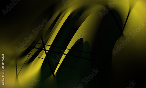 black, yellow abstract background