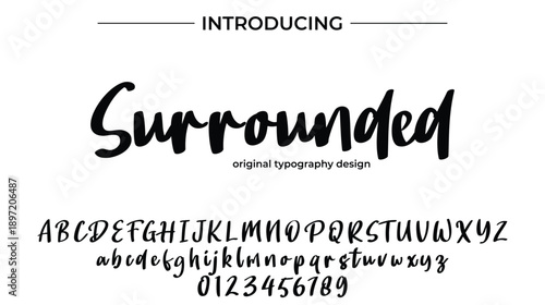 Surrounded - Elegant Script Font for Smooth Handwritten Design and Creative Typography