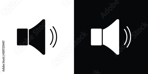 Volume Icon Sheet Black And White