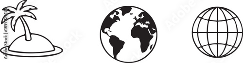 Landscapes Planets Nature Environment Space Astronomy Galaxy Icon