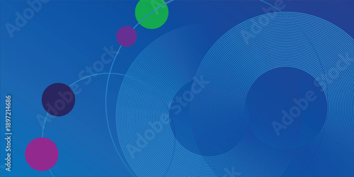 Modern Hexagon Blue Tech Finance Fintech Background Abstract Pixel Pattern. Abstract Business Tech Abstract Simple Modern Art