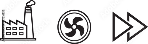 Factory Fan Fast Forward Industrial Manufacturing Cooling Speed