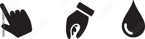 Drag Drop Droplet User Interface Interaction Water Drop