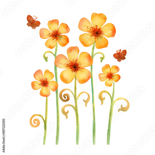 floral background with flowers