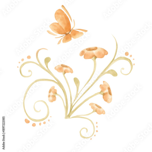 abstract floral background