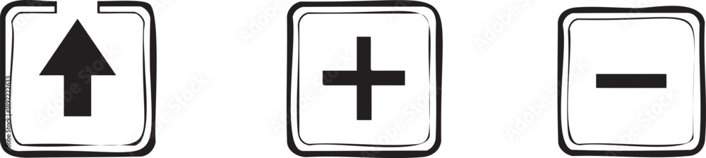 Fototapeta premium Archive Add Remove Document File Storage Management Icon