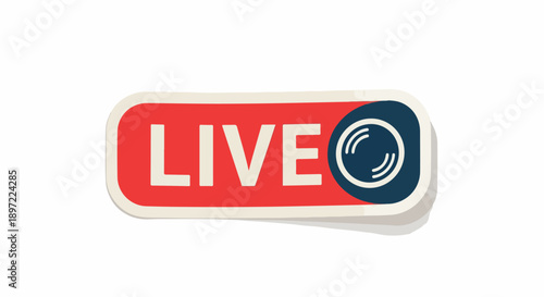 Dynamic broadcast indicator for real-time online content transmission and engaging digital interactions across various platforms