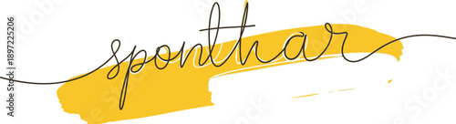 Sponthar Brand Name Logo