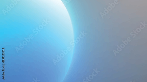 A beautiful view of a clear blue sky background with white clouds and sunlight reflecting over the summer ocean for an abstract nature atmosphere