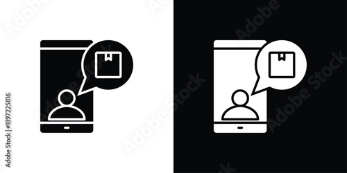 Mobile Icon Sheet Black And White