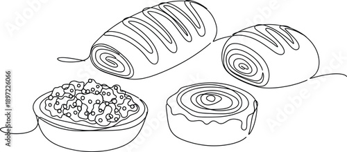 Cinnamon rolls and sweet treats