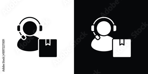 Call Center Icon Sheet Black And White