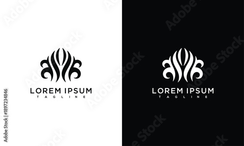 Wallpaper Mural Modern Abstract Elegant Logo Design Symbol for Branding and Luxury Business Identity. Torontodigital.ca
