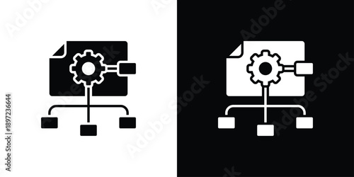 Procedure Icon Sheet Black And White