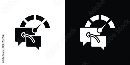Response Icon Sheet Black And White