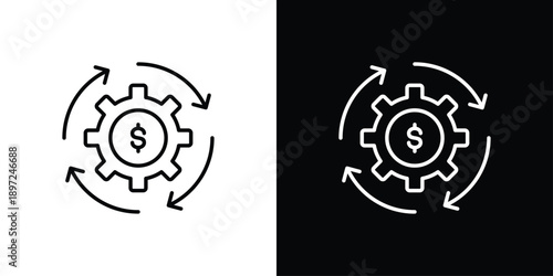 Continuity Icon Sheet Black And White