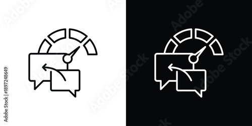 Response Icon Sheet Black And White