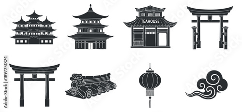 A collection of cryptocurrency and bitcoin icons in outline vector style, ideal for finance and technology applications