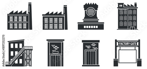 A collection of decorative corner designs in black line art vector style, suitable for elegant invitations and stationery