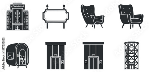 A set of six illustrated women’s faces depicting different ages and expressions in line art style, suitable for educational materials