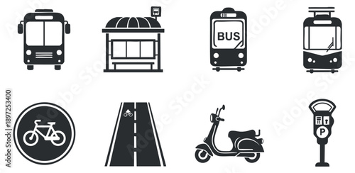 A collection of cryptocurrency icons including Bitcoin, Ethereum, wallets, and payment cards in flat outline vector style, suitable for finance and technology projects