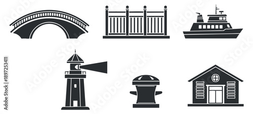 A collection of makeup brushes and beauty tools in outline minimalist vector style, perfect for beauty and cosmetics branding