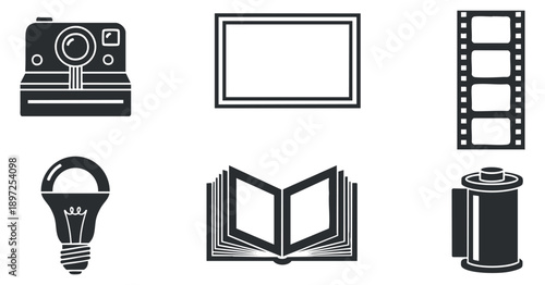 A collection of diverse character avatars featuring smiling faces in clean line art style, suitable for social media and branding