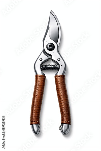 Wallpaper Mural Stainless Steel Pruning Shears Isolated on White Background Torontodigital.ca
