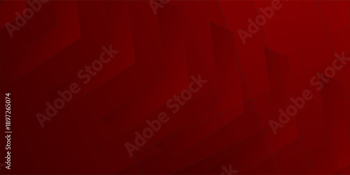 Red line with white architecture futuristic background minimal concept vector illustration subtle design.