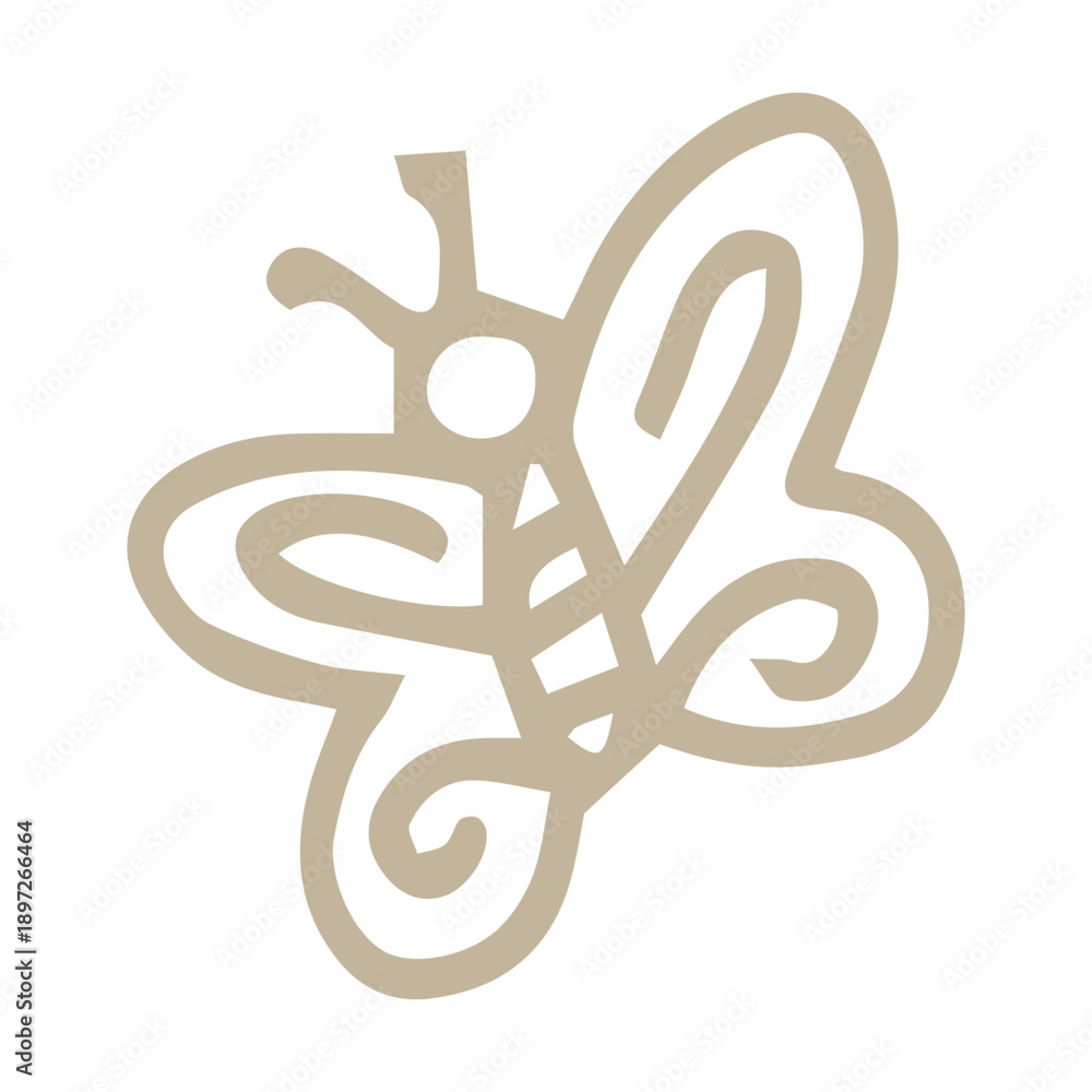 Obraz premium cute butterfly element