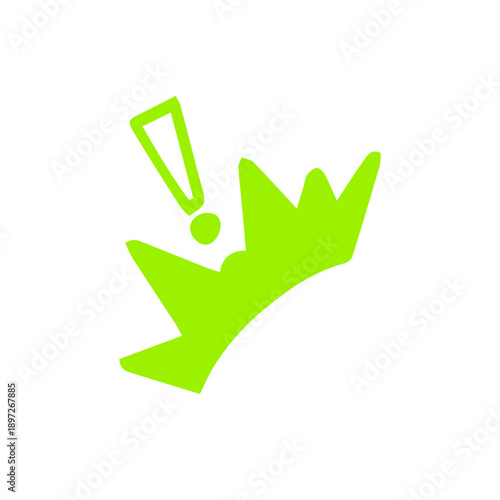 hand drawn exclamation mark