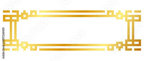 golden chinese banner