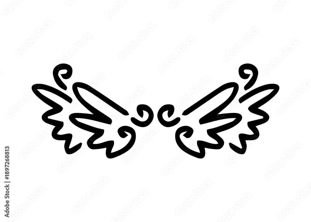 Obraz premium roll line wings
