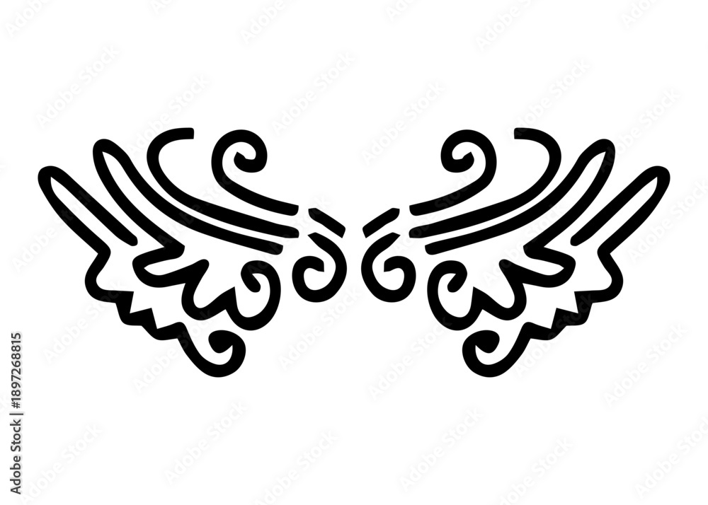 Obraz premium roll line wings