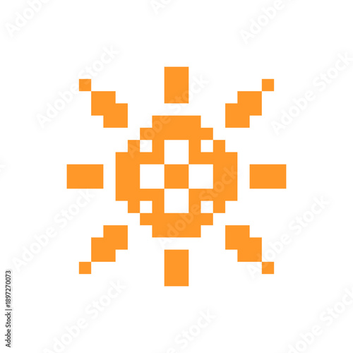 pixel sun element