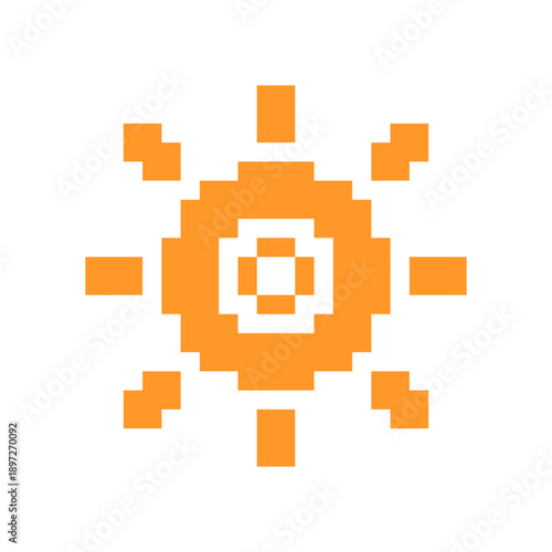 pixel sun element