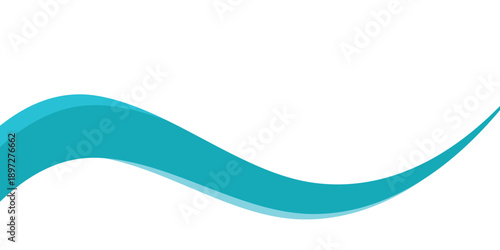 Abstract wave pattern in shades of blue for banner and presentation