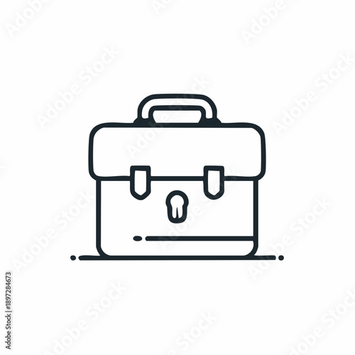 工具箱ツールボックスのメンテナンス作業ベクターアイコン