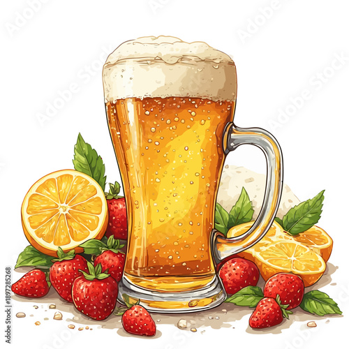 Delicious Beer Drink Very Cool