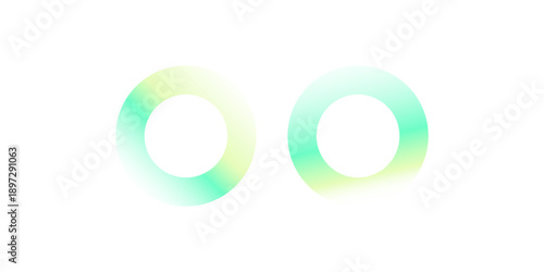 Gradient circles background, color gradation with halftone effect. Vibrant design colorful swirls. Gradient blur circle pattern with grain dots design. Rainbow rgb color spectrum. Vector illustration