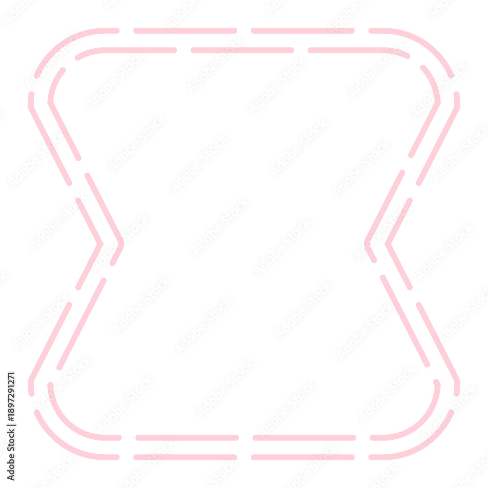 Obraz premium dashed geometric frame