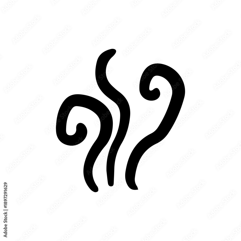 Obraz premium doodle smoke effect