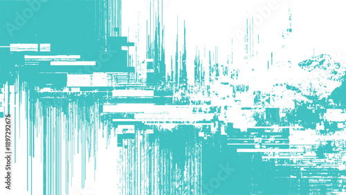 Abstract art design with blue and white colors