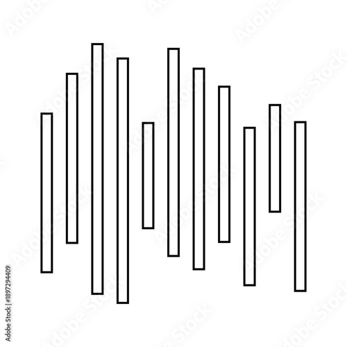 outline music wave