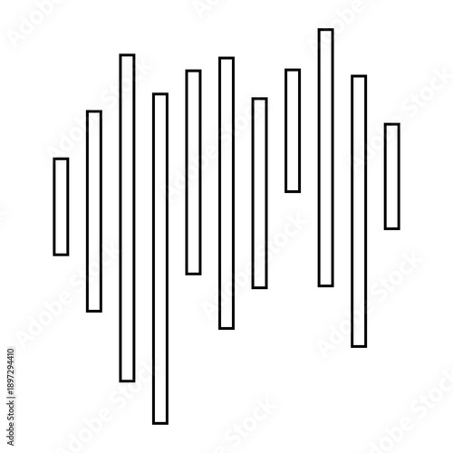 outline music wave