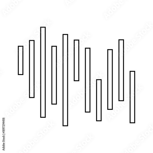 outline music wave