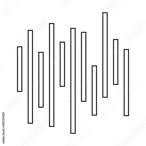 outline music wave