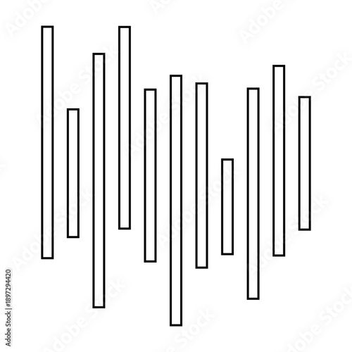 outline music wave