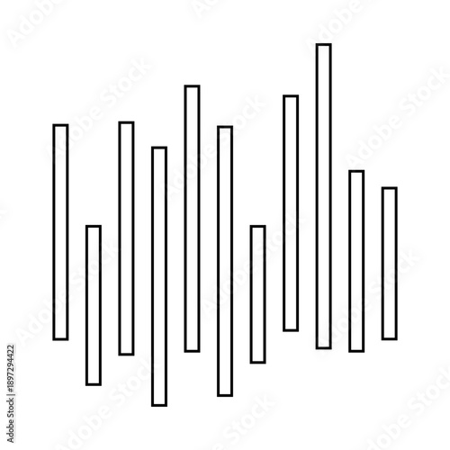 outline music wave