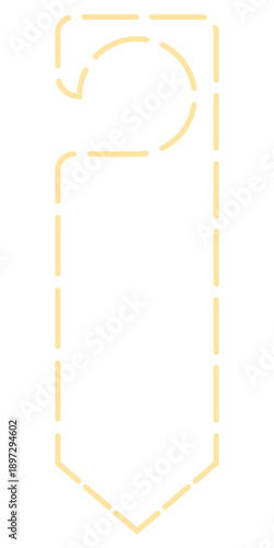 pastel door hanger frame